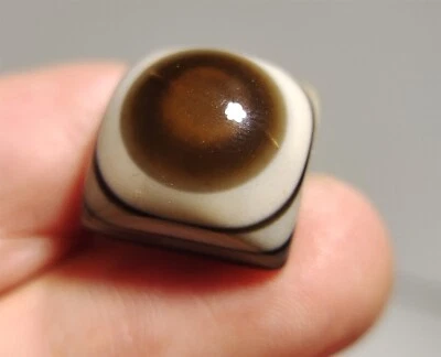 Amuleto tibetano medicina antigua real dzi bead buda un ojo 1 gzi lukmik ágata Foto 1 de 4