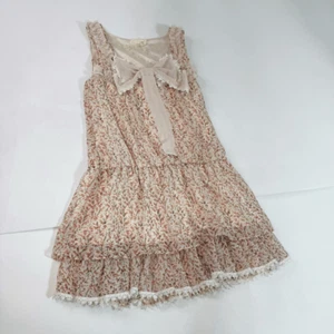 A'reve Minikleid Damen klein rosa ärmellos Ditsy Bloom Shabby Chic zierlich - Bild 1 von 9