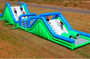 80x15x15 Commercial Inflatable Slide Bounce Castle Obstacle Course We Finance - Picture 1 of 6