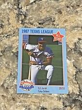 1987 Texas League All Stars Ed Jurak #9 Tulsa Drillers Minor League Baseball