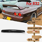 For Nissan R32 GTR FRD Type FRP Fiber Unpainted rear spoiler gurney flap kits
