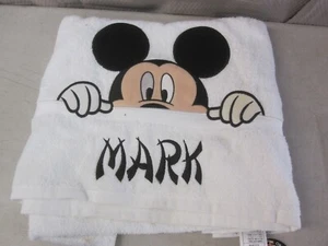 Walt Disney Mickey Mouse (Mark) 48" x 24" Bath Towel - New with Tag - Picture 1 of 6
