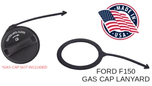 OE Replacement Rubber Fuel Tank Gas Cap Lanyard for 1987-1996 Ford F150 - Bild 1 von 2