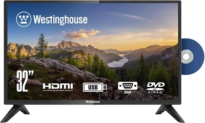 Westinghouse 32" HD LED TV with DVD Player & HDMI/USB Ports - Great Value! - Image 1 of 4