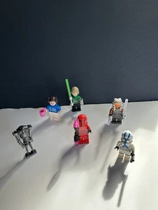 Lego Advent Calendar 2024 Lot Of 6 Mini Figures Luke Leia Ahsoka Praetorian - Picture 1 of 9