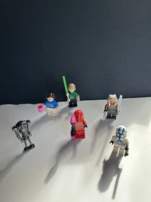 Lego Advent Calendar 2024 Lot Of 6 Mini Figures Luke Leia Ahsoka Praetorian - Image 1 of 4
