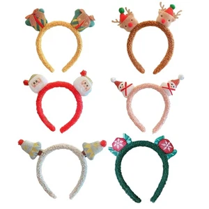 Holiday Snowman Hair Hoop Christmas Elk Headband Lovely Holiday Hair Accessories - Picture 1 of 11