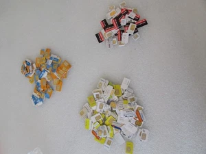 209 Assorted Verizon AT&T Sprint Cricket SIM Cards Cell Phones iPhones - Picture 1 of 10