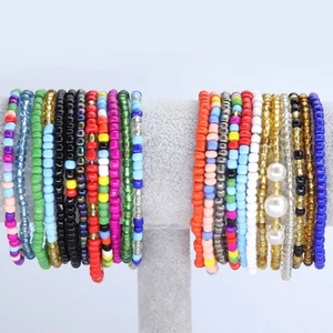24 Pcs Boho Anklet Bracelets for Women Fashion Anklets - Picture 1 of 12
