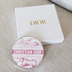 Nuevo Espejo Compacto Christian Dior Cosmético Belleza Maquillaje en Rosa Tigre - Imagen 1 de 6