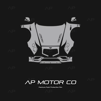 Se adapta a Bentley 17-18 Continental GTC Protección de Pintura TPU PPF Kit Precortado Brillo Foto 1 de 4