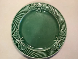 Bordallo Pinheiro Green Bunny Rabbit Plate 8" Made In Portugal - M29 - Picture 1 of 4