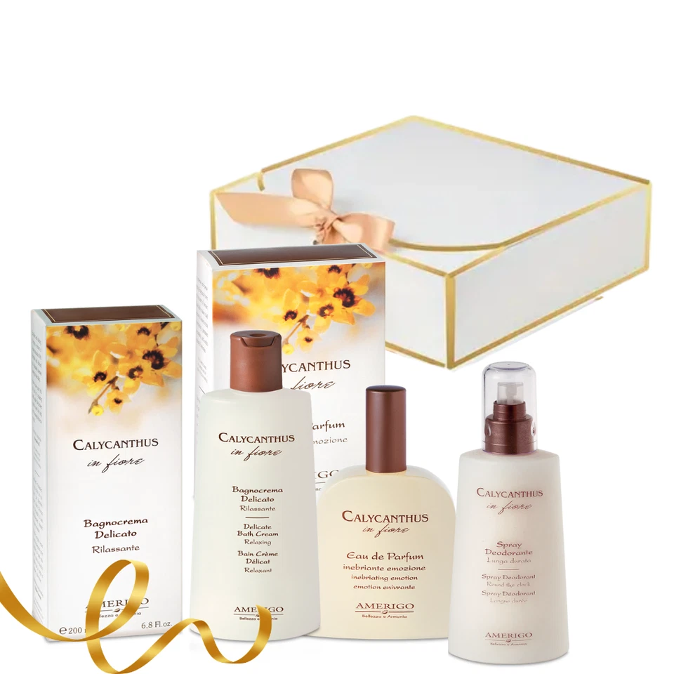 Kit Amerigo Calycanthus in fiore Bagnocrema  + Eau de Parfum  + deodorante spray - Immagine 1 di 4