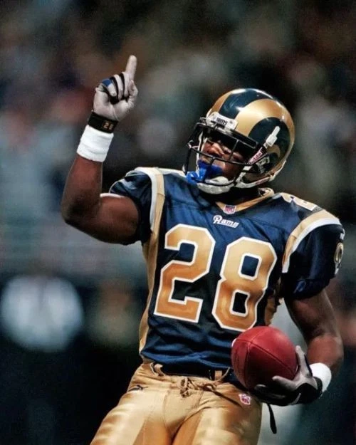 St Louis Rams MARSHALL FAULK - Impresión fotográfica de 8" x 10" Foto 1 de 1