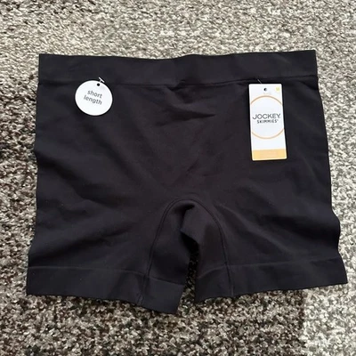 Pantalones Cortos JOCKEY (M) Negros Skimmies Suavizantes Slipshort Longitud Corta 2108 Foto 1 de 4