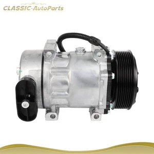 AC A/C Compressor For Kenworth C500 K100E K370 T2000 Peterbilt 379 385 2000-2015 - Picture 1 of 9