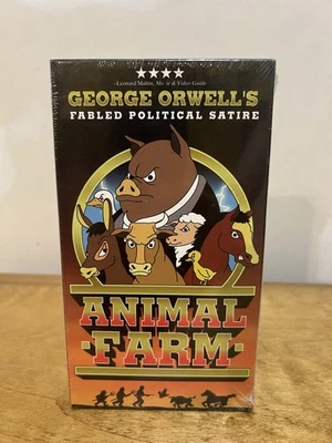 Animal Farm VHS  Tape Movie Cartoon RARE George Orwell NEW FACTORY SEALED OOP - Image 1 of 4
