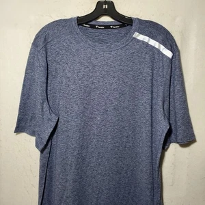 Fanatics Shirt Herren LT Blau Meliert Kurzarm Rundhals Performance Training - Bild 1 von 14