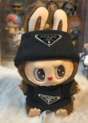 CHANEL INSPIRED usa Labubu popmart monster Clothing set 2 PCs Headband With Top P Brand Inspired