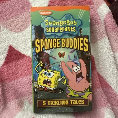 SpongeBob SquarePants Sponge Buddies 2002 VHS Nickelodeon Kids' Tom Kenny 2000s - Image 1 of 3