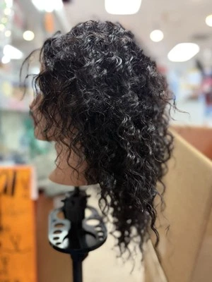 16” Human Hair,Deep Wave Lace Front - Image 1 of 4