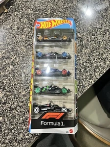 2025 HOT WHEELS 2024 FORMULA 1 F1 5 PACK MCLAREN ALPINE RED BULL SAUBER HAAS HTF - Picture 1 of 7