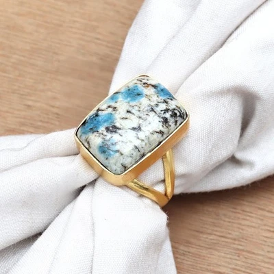 K2 Jasper Gemstone Handmade Silver Jewelry  "7" - Image 1 of 4