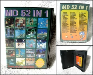 Sega Mega Drive Video Game - MD 52 in 1 (52 Games) PAL - Bild 1 von 7