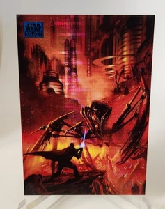 2024 Topps Cromo Star Wars Galaxy #54 En Mustafar Azul Sonar Refractor 015/199 - Imagen 1 de 2
