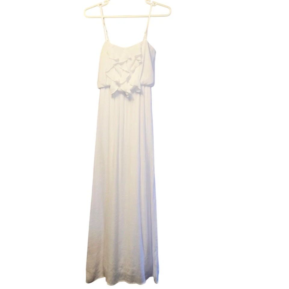 Maxi Vestido Iz Byer Blanco Gasa Talla XS Foto 1 de 4
