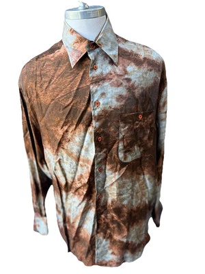 Camisa De Colección Yashi Yamamuri Terzo Millennia Italia Abotonada Para Hombres Grande Foto 1 de 4