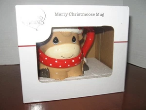 Precious Moments Collectible Merry Christmoose Mug 14 oz. Hand Painted NIB - Picture 1 of 2
