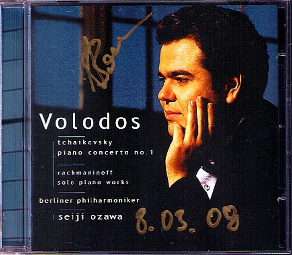 SACD Arcadi VOLODOS Signed TCHAIKOVSKY Piano Concerto 1 RACHMANINOV Seiji OZAWA - Bild 1 von 1