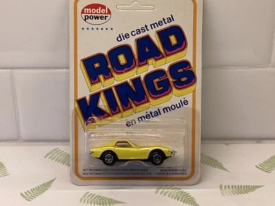 Vintage Playart Corvette Stingray Amarelo. MOC não perfurado. 1979. H.K.  - Imagem 1 de 4