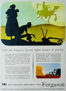 Werbung Illustration HARRY FERGUSON LIMITIERT - COVENTRY - LANDWIRTSCHAFT um 1951 - Bild 1 von 2