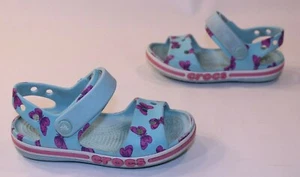 Scarpe Ragazze Crocs 10 Impermeabili Gomma Acqua Zoccoli Sandali Infrafalle C - Foto 1 di 12