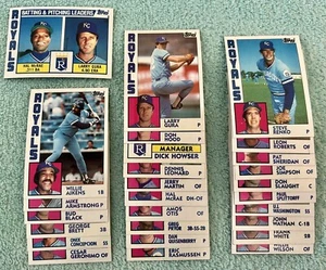 TOPPS 1984 MLB Set - Complete - Kansas City Royals - Picture 1 of 2