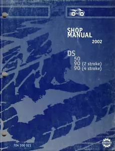 OEM Genuine Bombardier Dealer/Owner's Service/Repair Manual 2002 DS50 DS90 - Picture 1 of 2