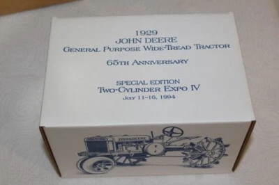 1994 Two Cylinder Club 1/16 Scale Model GPWT Expo IV UnOpened MINT ERTL 5706TA - Image 1 of 4