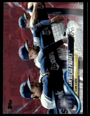 2018 Topps 465 San Diego Padres Team Card Mother's Day Pink 47/50 - Изображение 1 из 2