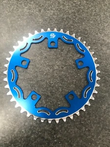 Snap BMX Products Series II 110mm 5 bolt Chainring - 42t Blue - Picture 1 of 2