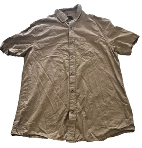 Banana Republic camicia abbottonata uomo taglia L alta slim fit marrone goffrato - Foto 1 di 9