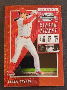 SHOHEI OHTANI #12 2019 Contenders Optic RUBY RED WAVE 143/199 ANGELS/DODGERS - Picture 1 of 2
