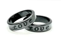 Hematite Ring Magnetic Iron Band Z3-10 Healing Crystals and Stones 