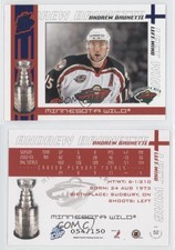 2003-04 Pacific Quest for the Cup Blue /150 Andrew Brunette #52