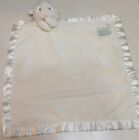 Pickles Journey Baby Lovey Lamb White Fleece Satin Trim Soother Farm Cozy