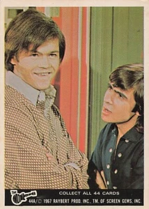1967 Donruss The Monkees Series A Trading Card Davey & Mickey 44A - Picture 1 of 2