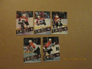 NHL Philadelphia Flyers 1980's Lot of 5 JCPENNEY Hockey Player Postcards Lot#4
