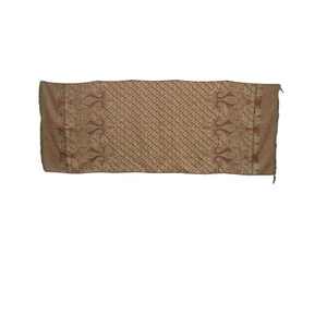 Pashmina Scarf Shawl Wrap 28 x 66 Inch Paisley Silk Blend Fringe Rectangle Wool - Picture 1 of 12
