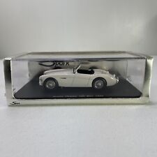 Austin Healey 100 Bn2 1955 White Die Cast 1:43 Car By Spark Models